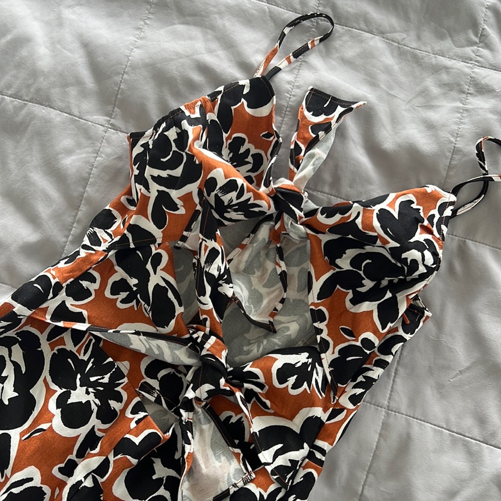 Leith- double tie front jumpsuit